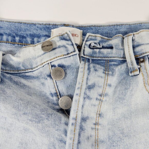 DRIFTWOOD Goldie High Rise Jeans SHORTS Size 27 Ziggy Stardust Denim NEW $128 - Picture 6 of 9